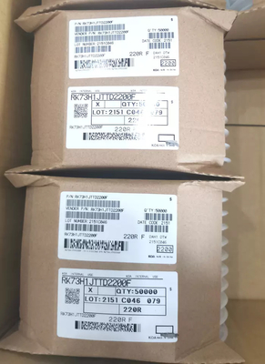 RK73H1JTTD2200Fの巻き枠の厚いフィルムの破片の抵抗器の表面の台紙SMDの耐湿性